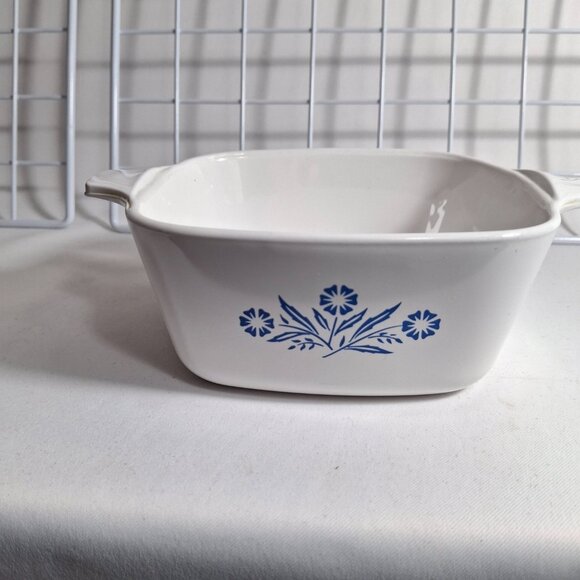 Corning Ware Blue Cornflower Casserole Dish P-43-B 700ml Vintage No Lid - Picture 2 of 11